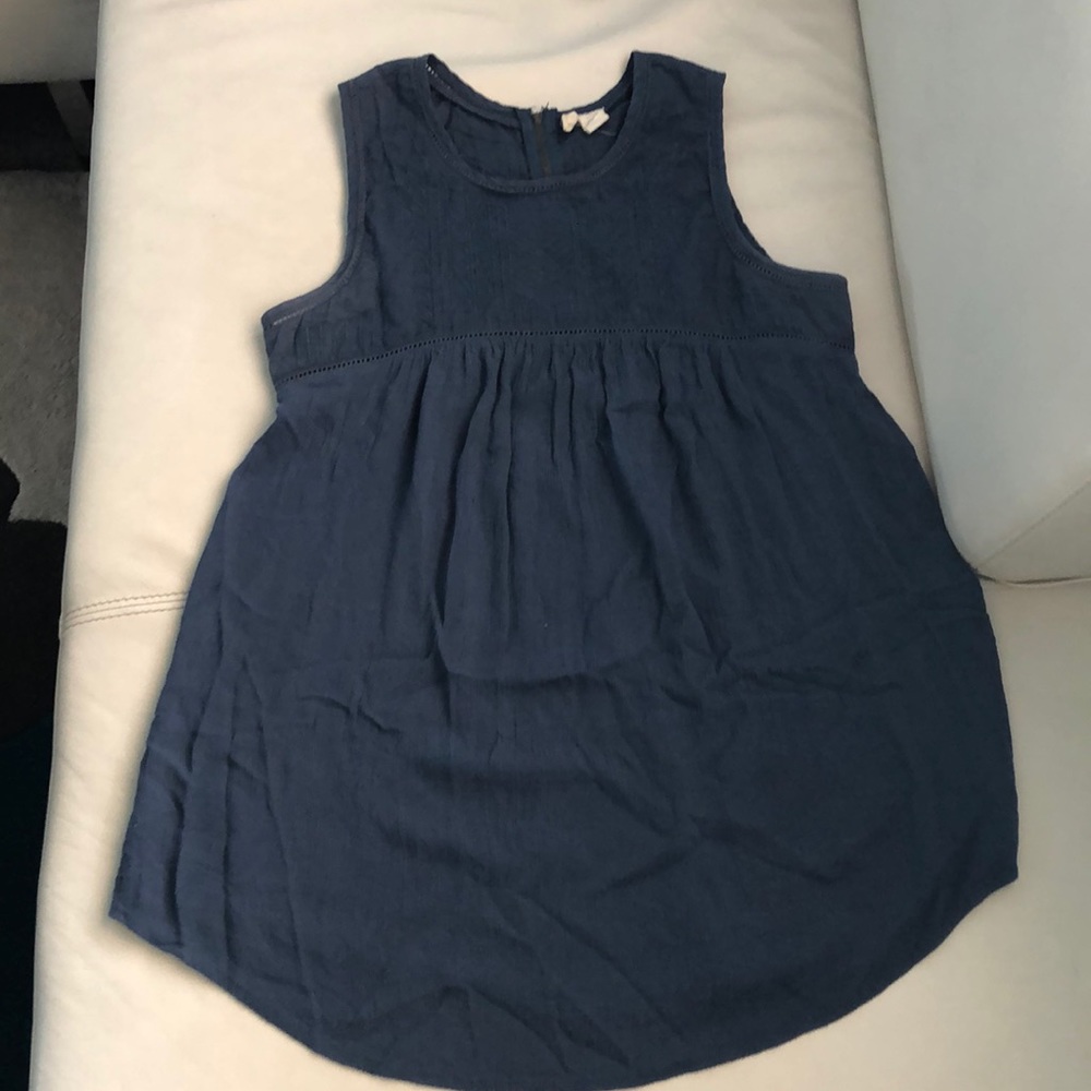 Flowing turquoise Japna tank (XS)